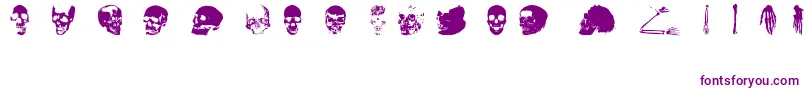 OldSkullHellron Font – Purple Fonts