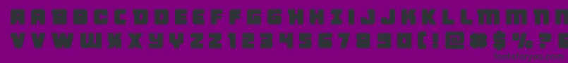 Victorycomicstitle Font – Black Fonts on Purple Background