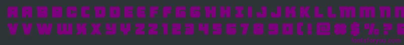 Victorycomicstitle Font – Purple Fonts on Black Background