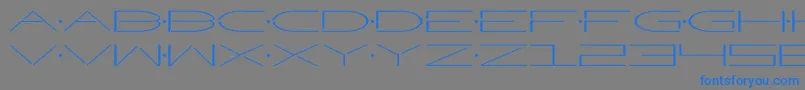 Factor2 Font – Blue Fonts on Gray Background
