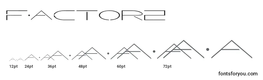Factor2 Font Sizes
