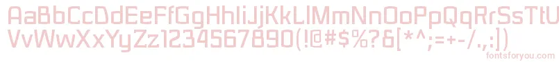 SarasorirgBold Font – Pink Fonts on White Background