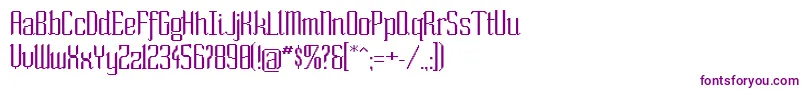 Soext Font – Purple Fonts on White Background