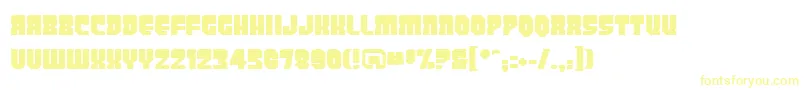 PanicbuttonbbReg Font – Yellow Fonts on White Background