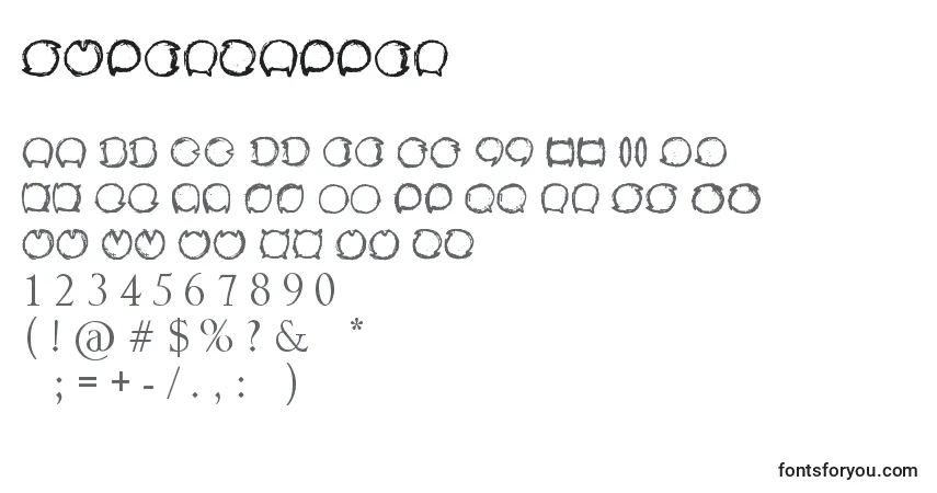 Superzapper-fontti – aakkoset, numerot, erikoismerkit
