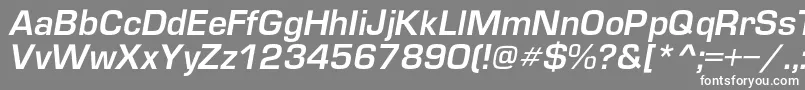 fuente EuropedemicItalic – Fuentes Blancas Sobre Fondo Gris