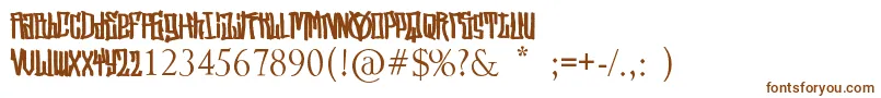 StreetVendettaDemo Font – Brown Fonts