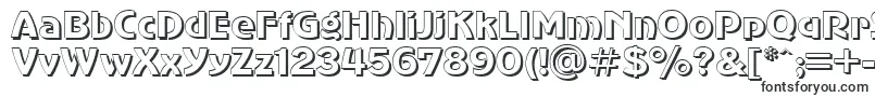 SanasoftAdverShadow.Kz-Schriftart – Schriftarten in alphabetischer Reihenfolge