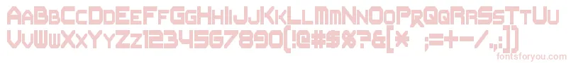 FlipbashCondensed Font – Pink Fonts on White Background
