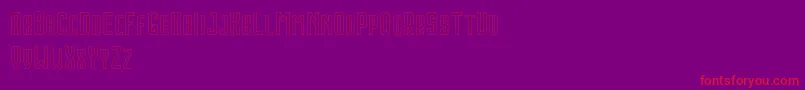 More about HoustonOutlineDemo Font HoustonOutlineDemo Font – Red Fonts on Purple Background