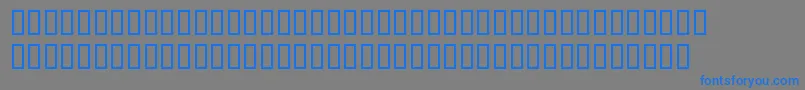 NewburySildoulos Font – Blue Fonts on Gray Background