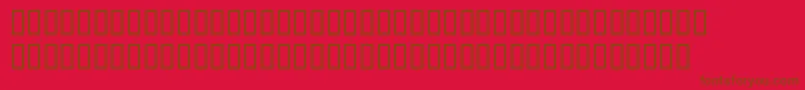 NewburySildoulos Font – Brown Fonts on Red Background