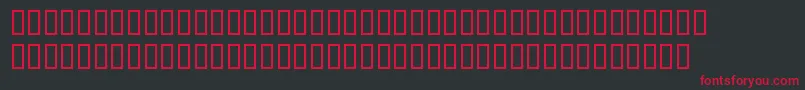 NewburySildoulos Font – Red Fonts on Black Background