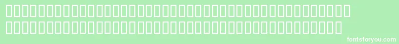 NewburySildoulos Font – White Fonts on Green Background