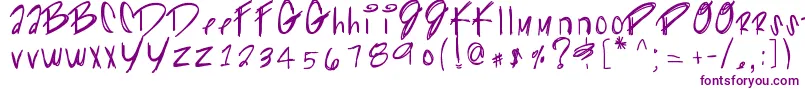 Gliiterkitty Font – Purple Fonts