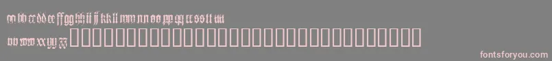 Heresy Font – Pink Fonts on Gray Background