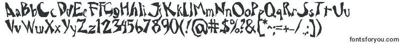 Шрифт Drcaligari – шрифты, начинающиеся на D