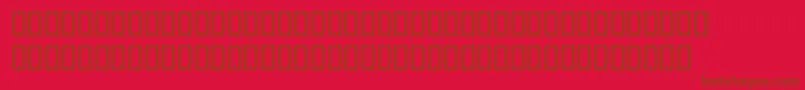 PerpetuaExpertBold Font – Brown Fonts on Red Background