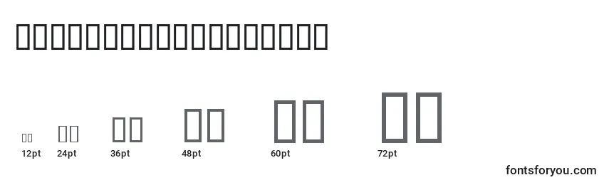 PerpetuaExpertBold Font Sizes