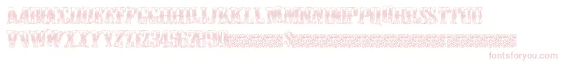 Cowboywould Font – Pink Fonts on White Background