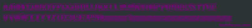 Cowboywould Font – Purple Fonts on Black Background