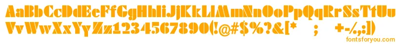 Schablonski Font – Orange Fonts