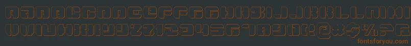 Lisätietoja Danstargateo-fontista Danstargateo-fontti – ruskeat fontit mustalla taustalla