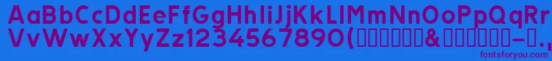 More about Trats Font Trats Font – Purple Fonts on Blue Background