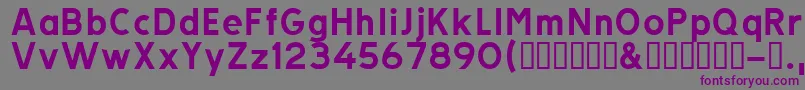 Шрифт Trats – фиолетовые шрифты на сером фоне
