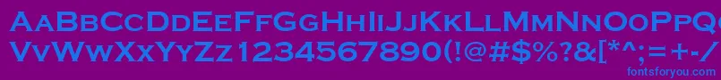 Подробнее о шрифте Copperplatetbol Шрифт Copperplatetbol – синие шрифты на фиолетовом фоне