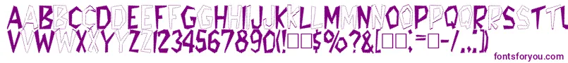 Tappys Font – Purple Fonts
