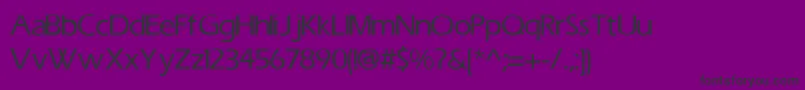 Fonte ErasMediumMedium – fontes pretas em um fundo violeta