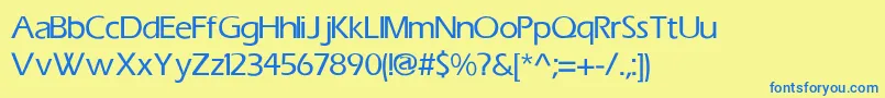 Подробнее о шрифте ErasMediumMedium Шрифт ErasMediumMedium – синие шрифты на жёлтом фоне