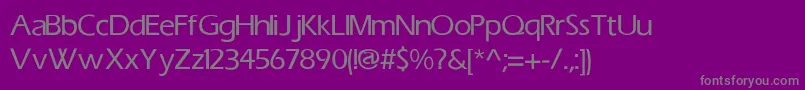 ErasMediumMedium Font – Gray Fonts on Purple Background