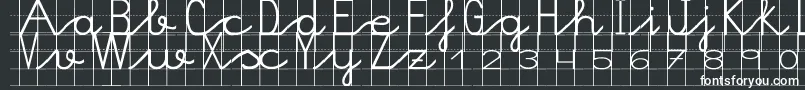 Шрифт Morasoft9 – белые шрифты