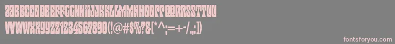 Mojostd Font – Pink Fonts on Gray Background