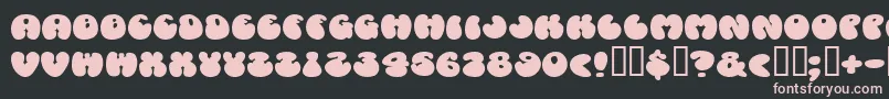 Cosmoscandy Font – Pink Fonts on Black Background