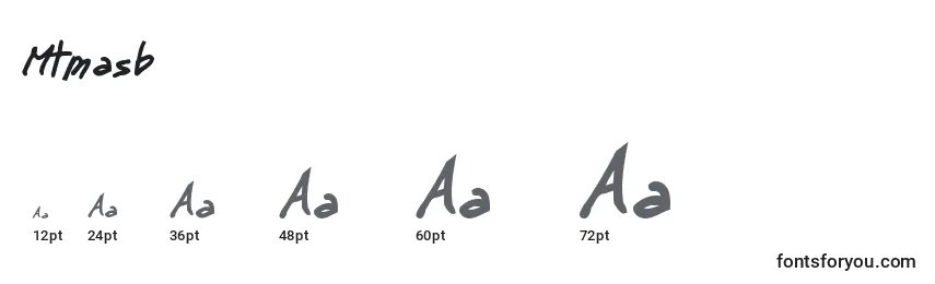 Mtmasb Font Sizes