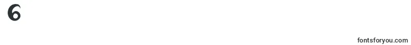 LatepubertyRegular2-Schriftart – Schriften für die Ziffer 6