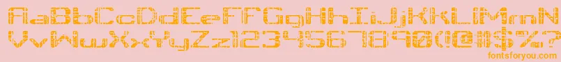 Tonik Font – Orange Fonts on Pink Background