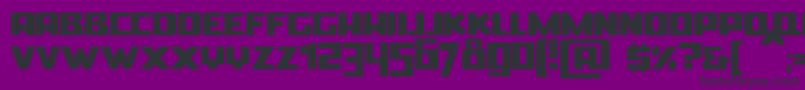 BoldinBold Font – Black Fonts on Purple Background