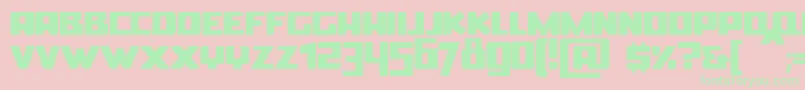 BoldinBold Font – Green Fonts on Pink Background