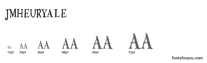 Размеры шрифта JmhEuryale (88747)