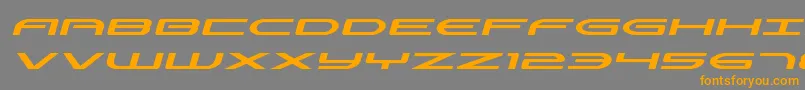 Antietamexpandital Font – Orange Fonts on Gray Background