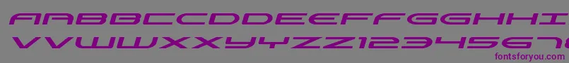 Antietamexpandital Font – Purple Fonts on Gray Background