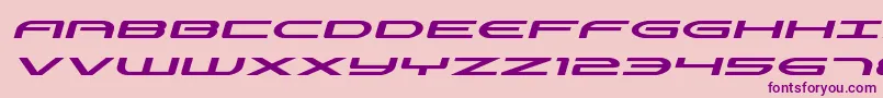 Antietamexpandital Font – Purple Fonts on Pink Background