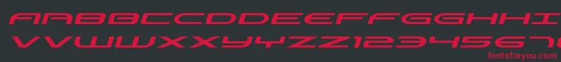 Antietamexpandital Font – Red Fonts on Black Background