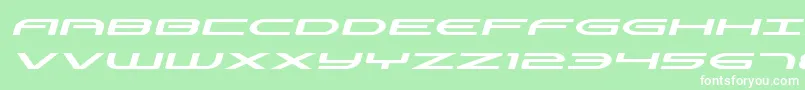 Antietamexpandital Font – White Fonts on Green Background