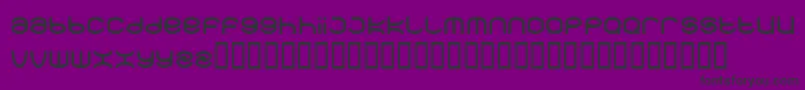 Spearbox Font – Black Fonts on Purple Background