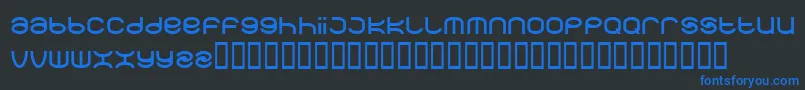 Подробнее о шрифте Spearbox Шрифт Spearbox – синие шрифты на чёрном фоне